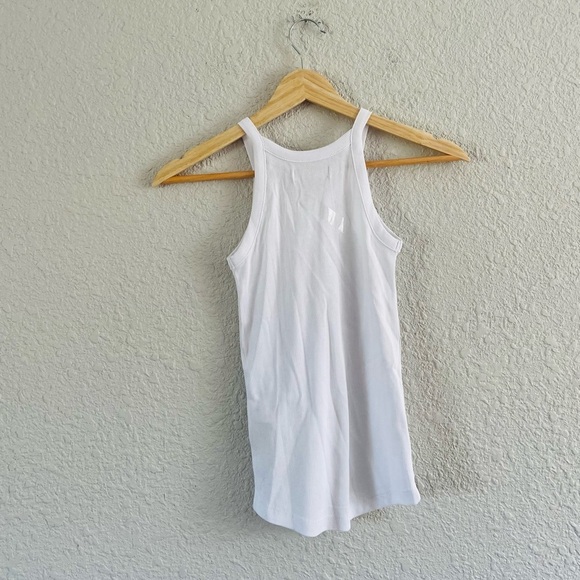 Madewell White Ribbed Tank NWT - Picture 2 of 5